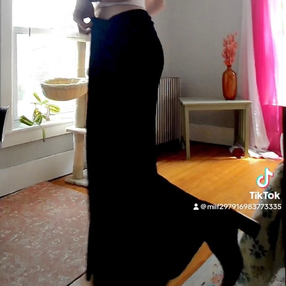 low rise maxi skirt - Picture 5 of 5